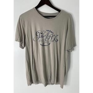 Polo Ralph Lauren Graphic Tee T-Shirt Crew Cotton Gray Anchor Mens XL